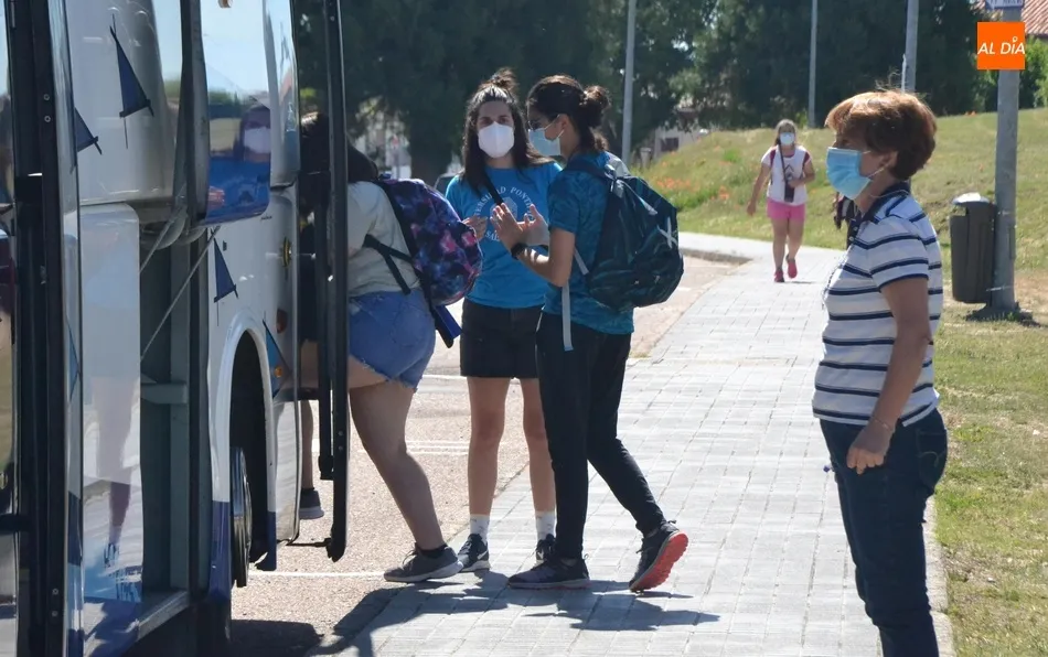 Foto 2 - C&aacute;ritas se marcha de campamento con sobresalto en la salida por culpa de la pandemia  