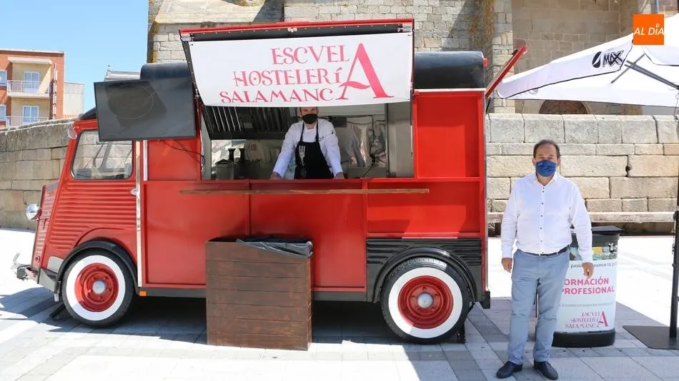 Los alumnos mostrarán sus habilidades culinarias en una gastroneta | Archivo - Miguel Corral