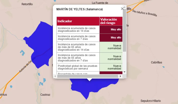 La semana de actualizaciones de datos concluye con nuevos casos en Martín de Yeltes y Miróbriga  