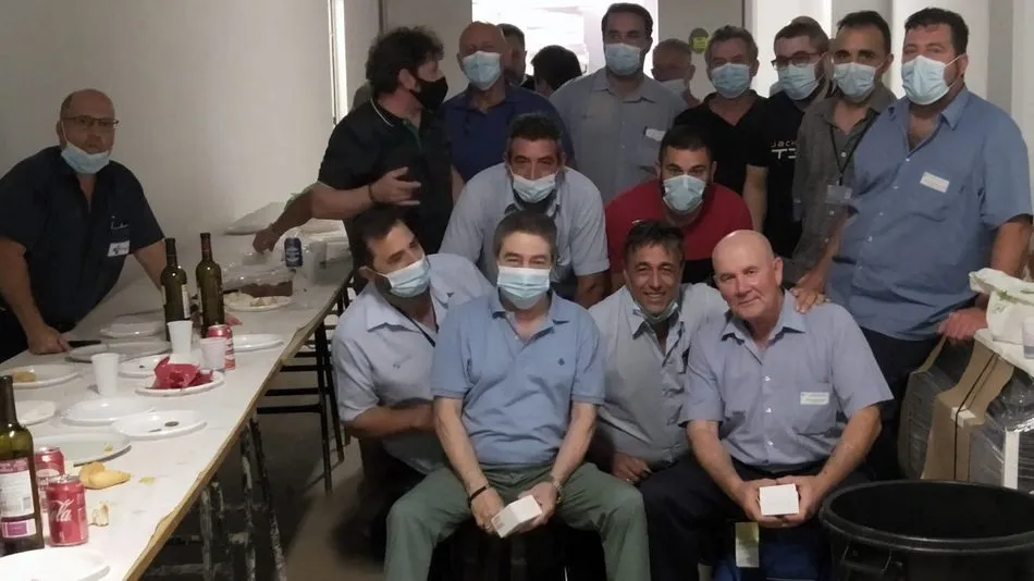 Homenaje a Jesús Bordel Gajate y Manuel Moro por su jubilación en el Hospital Clínico  
