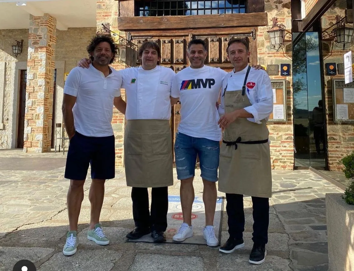 Iván Campo, Nico Sánchez, Óscar Campo y Manu Sánchez / Instagram Iván Campo