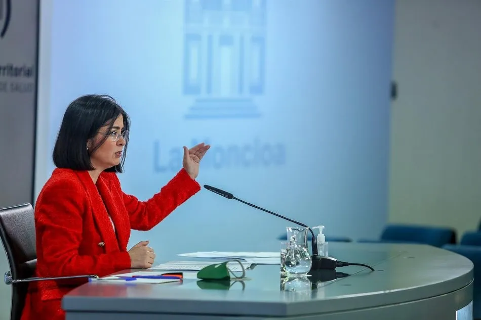 La ministra de Sanidad, Carolina Darias. Foto: EP