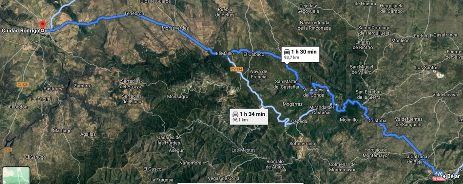 La Guardia Civil reforzará la vigilancia de las motos en la carretera entre Béjar y Ciudad...