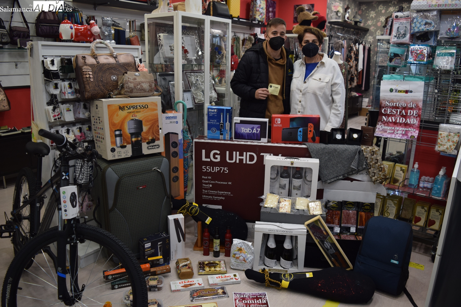 Ganador de la cesta de Navidad de D´Encanto