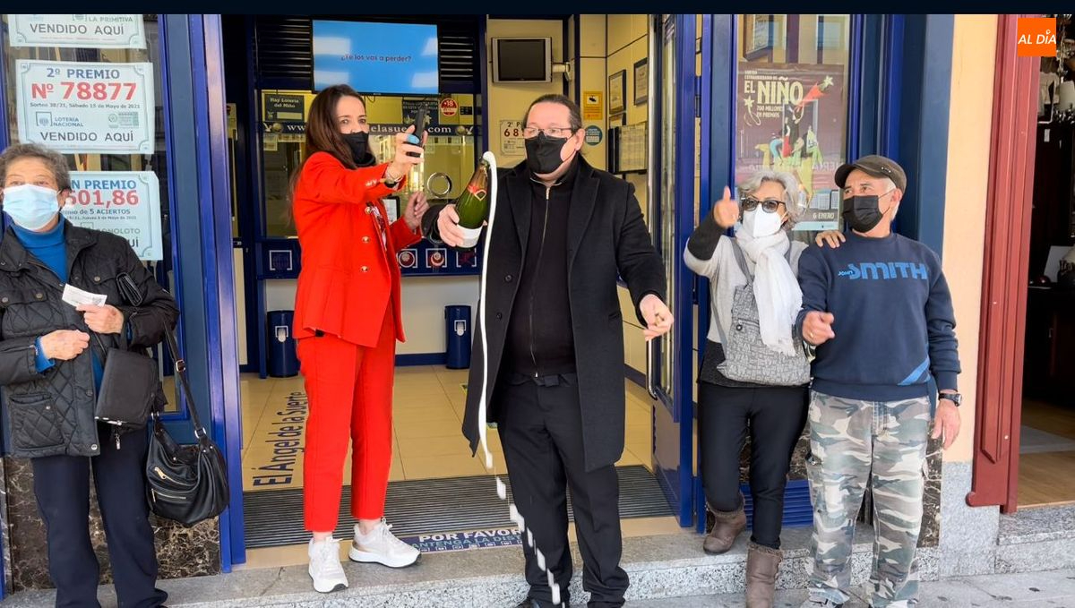 Un quinto premio de la Lotería de Navidad deja en Peñaranda de Bracamonte 7,8 millones de euros