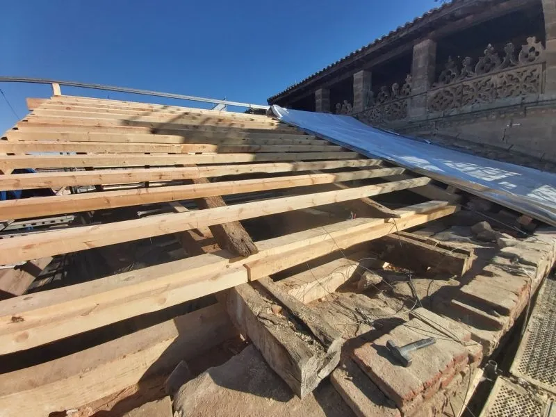Obras en la cubierta del convento de 'Las Úrsulas' en Salamanca - JCyL