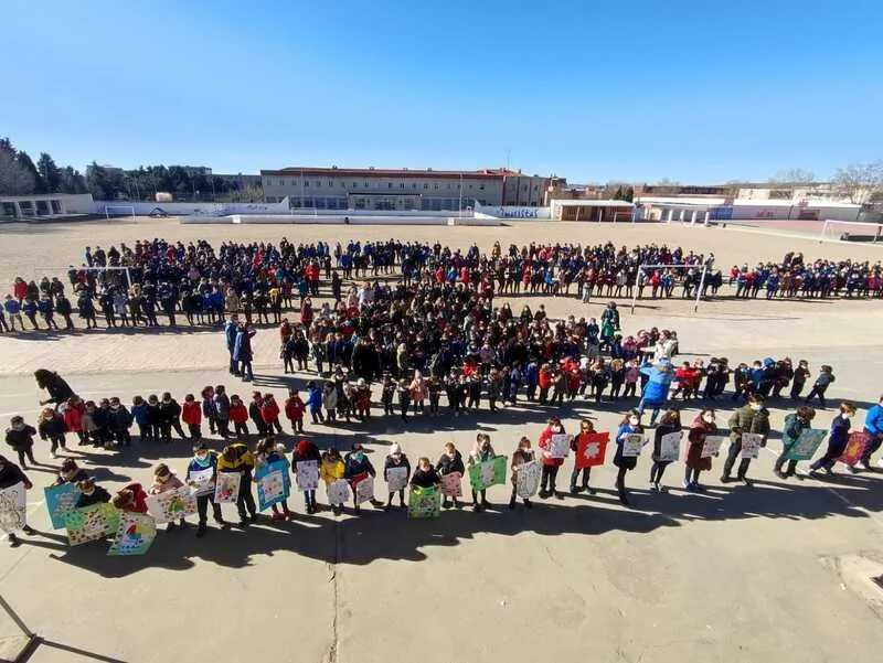 Celebración del Día de la Paz en el Colegio Marista Champagnat