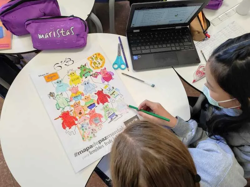 Celebración del Día de la Paz en el Colegio Marista Champagnat