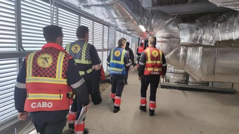 Visita de los Bomberos del Ayuntamiento de Salamanca al nuevo hospital para evaluar riesgos - Ayto. Salamanca