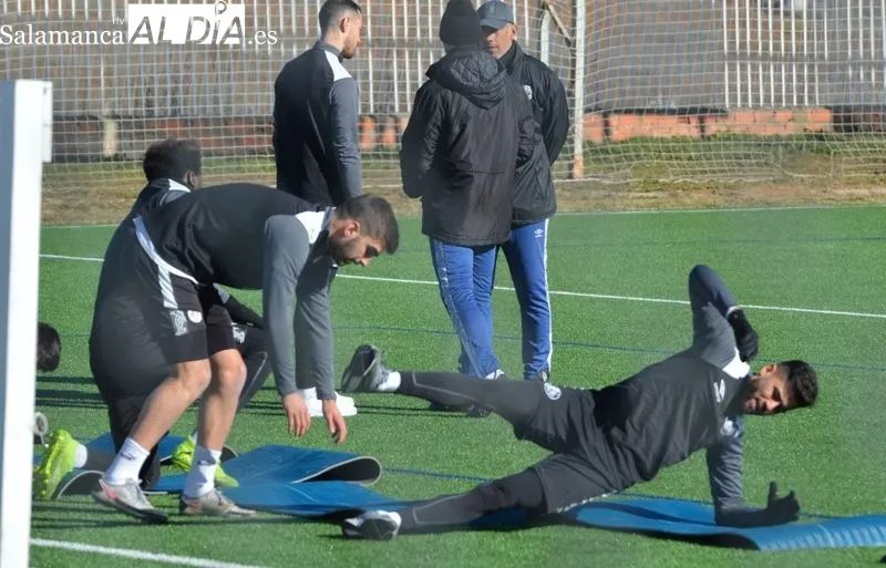 Galería de imágenes del entrenamiento del Salamanca UDS el 31 de enero