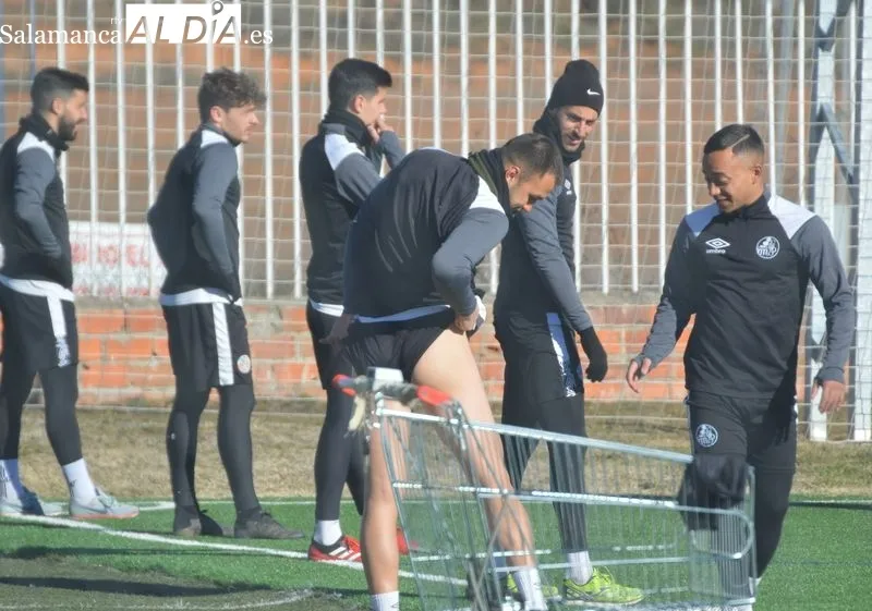 Galería de imágenes del entrenamiento del Salamanca UDS el 31 de enero