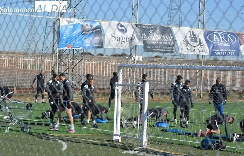 Galería de imágenes del entrenamiento del Salamanca UDS el 31 de enero