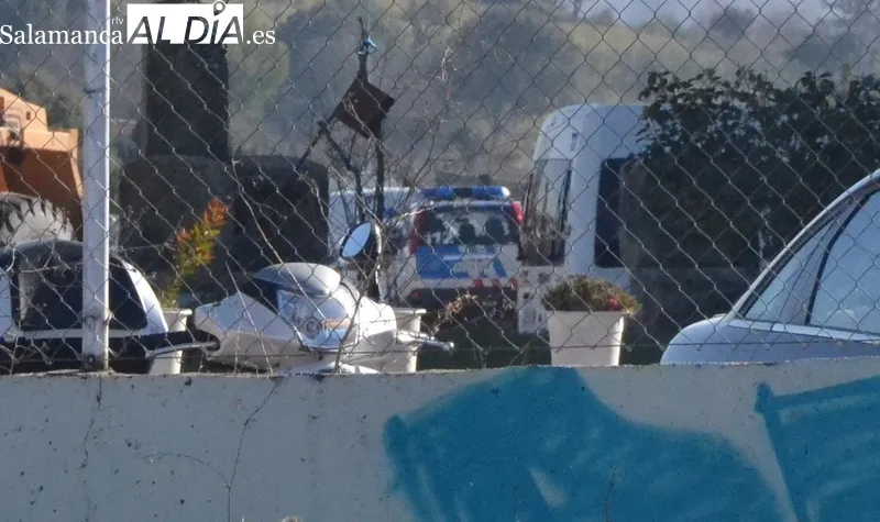 La Policía Local en el lugar del suceso