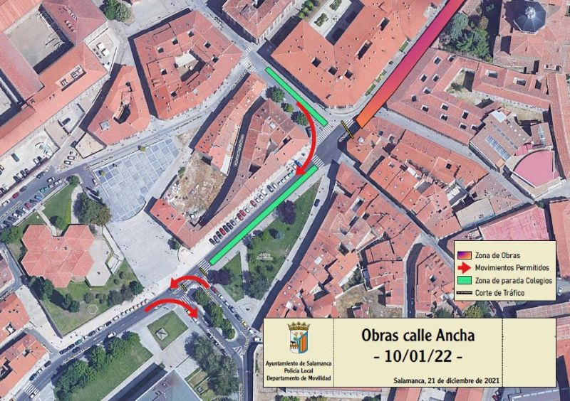 Foto 2 - El Ayuntamiento de Salamanca iniciará mañana las obras para peatonalizar la calle Ancha y reformar Álvaro Gil