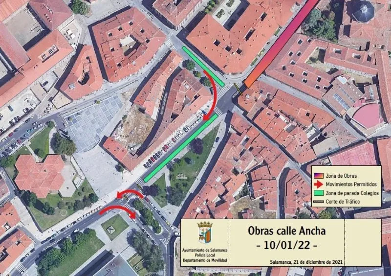Foto 2 - El Ayuntamiento de Salamanca iniciar&aacute; ma&ntilde;ana las obras para peatonalizar la calle Ancha y reformar &Aacute;lvaro Gil
