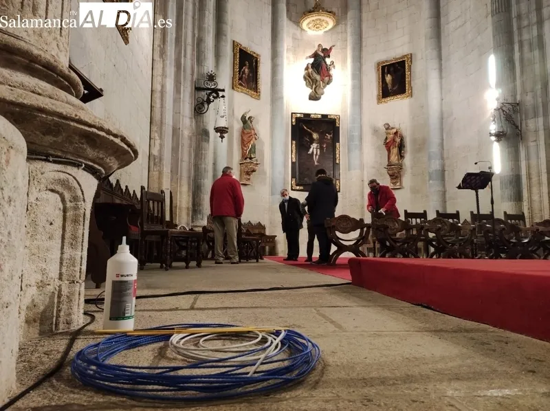 Foto 9 - Intensos preparativos para la toma de posesi&oacute;n de Retana, que se podr&aacute; ver por TRECE