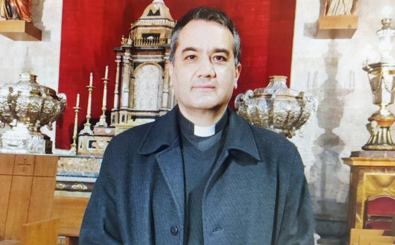 El delegado de Liturgia, Emilio Vicente de Paz