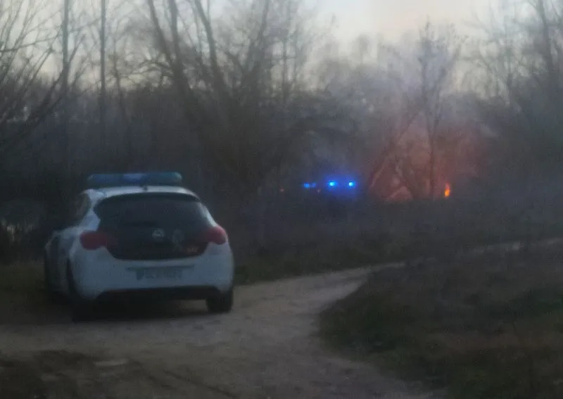 Actuación de Bomberos de Diputación y Guardia Civil en Cabrerizos - Fotos de Samuel Mellado