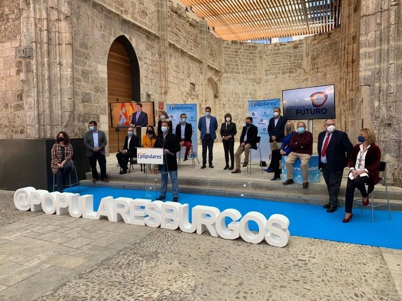 Presentación de la candidatura del PP en Burgos | Foto EP