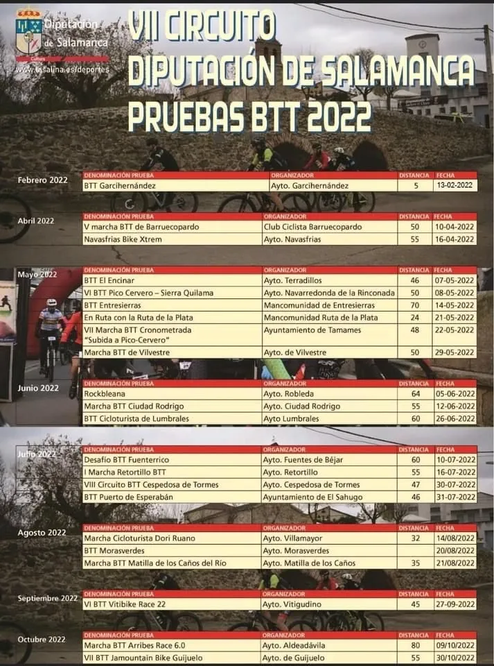 Foto 2 - Las Arribes tendr&aacute; hasta 5 pruebas BTT en el VII Circuito de la Diputaci&oacute;n de Salamanca