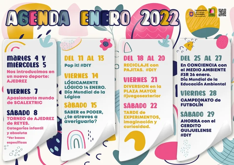 Presentación agenda de enero de Guijuelo Joven