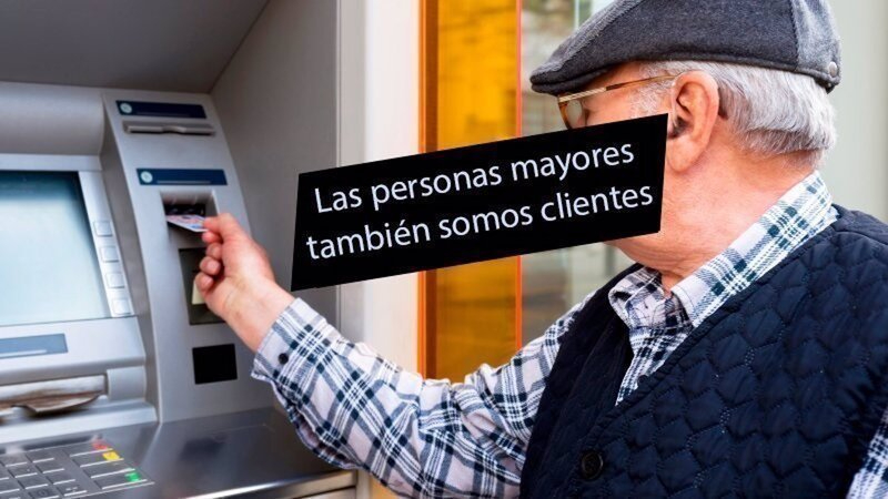 Imagen que acompaña la petición de Carlos San Juan reclamando atención presencial en los bancos. Foto: EP
