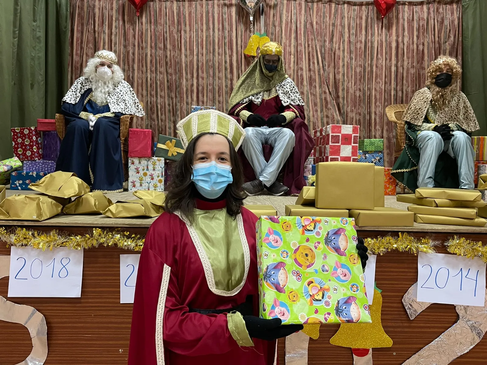 Foto 2 - Melchor, Gaspar y Baltasar llevan la alegr&iacute;a a las calles y los hogares de Villoruela