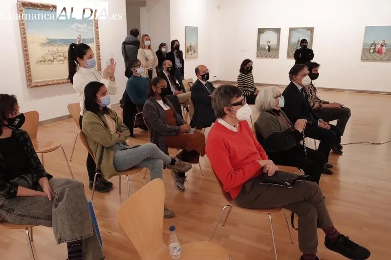 'Leones en el jardín' de la artista salmantina Isabel Villar, la primera exposición conmemorativa del 20 aniversario de la capitalidad cultural europea de Salamanca. Foto de Guillermo García