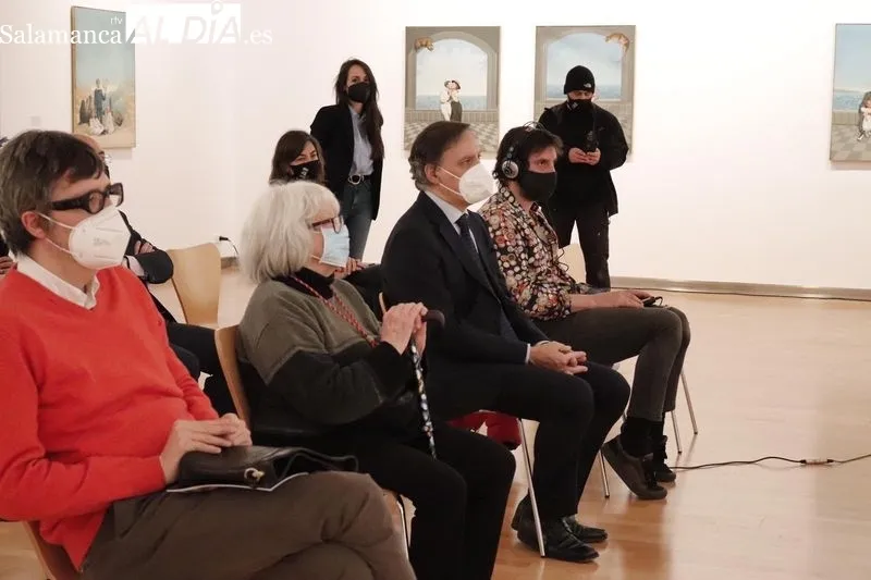 'Leones en el jardín' de la artista salmantina Isabel Villar, la primera exposición conmemorativa del 20 aniversario de la capitalidad cultural europea de Salamanca. Foto de Guillermo García