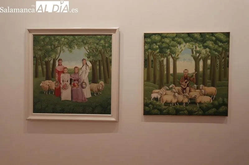 'Leones en el jardín' de la artista salmantina Isabel Villar, la primera exposición conmemorativa del 20 aniversario de la capitalidad cultural europea de Salamanca. Foto de Guillermo García