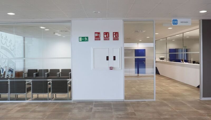 Foto de archivo del interior del nuevo Hospital Universitario de Salamanca