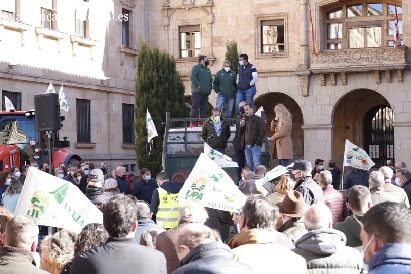 Foto 4 - Las fotos de la tractorada en Salamanca