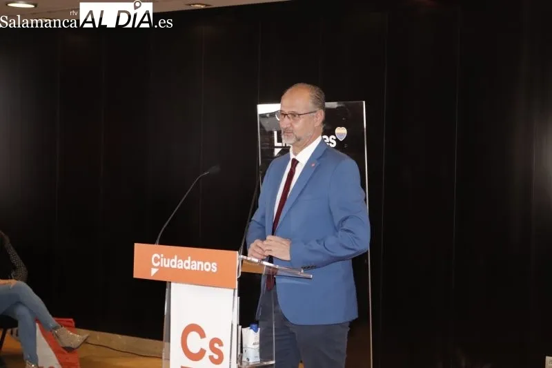 Inés Arrimadas, líder de Ciudadanos, ha participado en el acto electoral de hoy en Salamanca - Fotos: Guillermo García