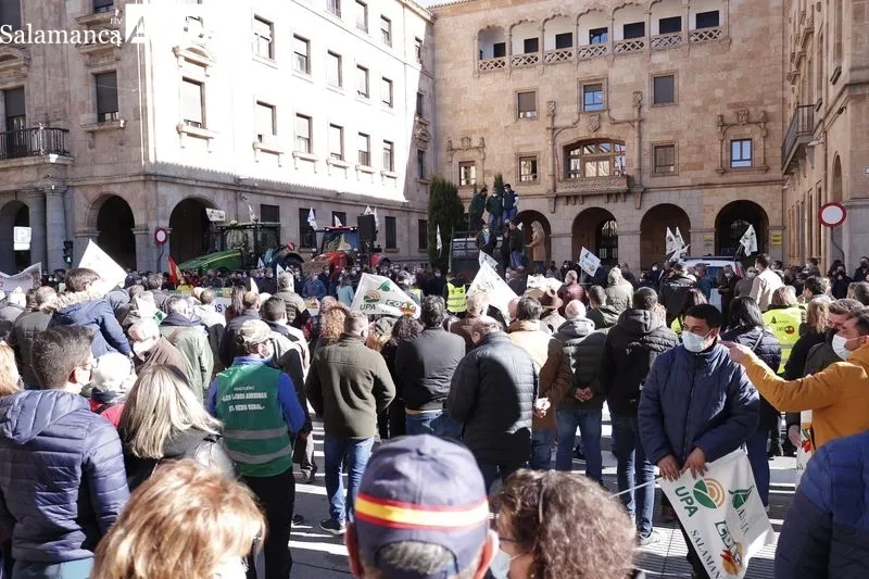 Foto 3 - Las fotos de la tractorada en Salamanca