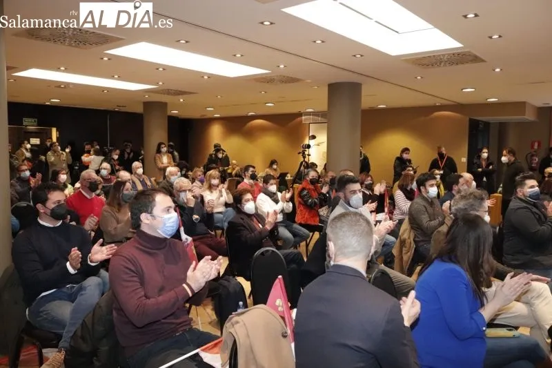 Inés Arrimadas, líder de Ciudadanos, ha participado en el acto electoral de hoy en Salamanca - Fotos: Guillermo García