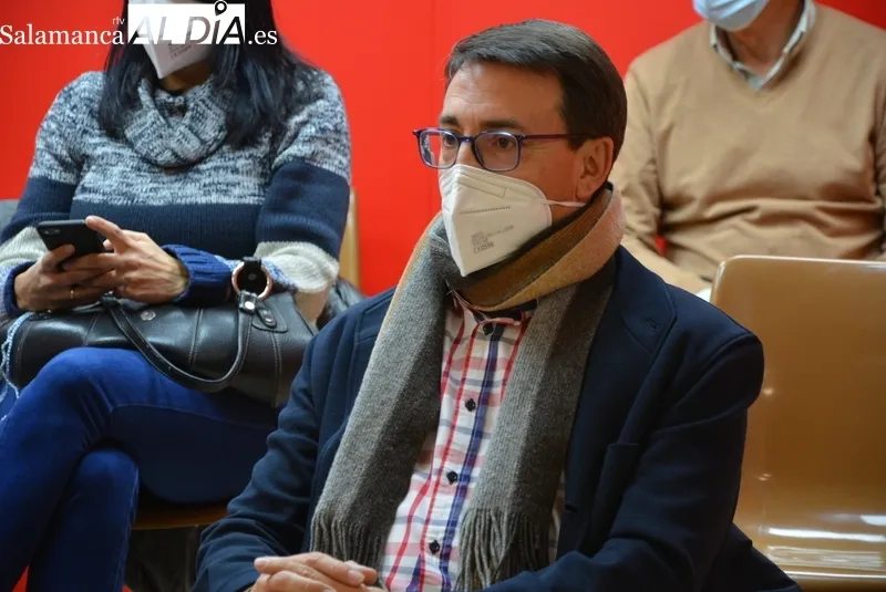Virginia Barcones ha participado este martes en un encuentro con alcaldes socialistas en Salamanca