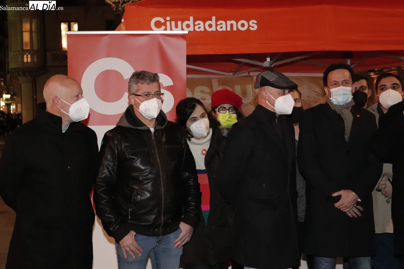Edmundo Bal ha acompañado a los candidatos de Cs en el arranque de la campaña electoral en Salamanca. Fotos: Guillermo García