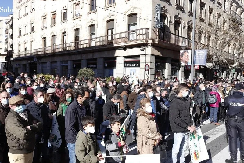 Foto 5 - Las fotos de la tractorada en Salamanca