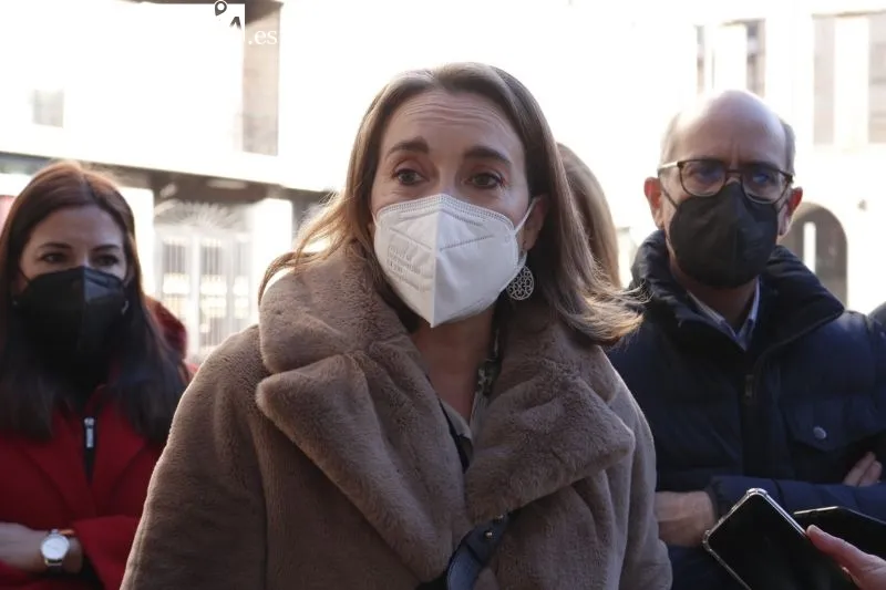 Visita de Cuca Gamarra a Salamanca en apoyo a la candidatura de Mañueco - Guillermo García