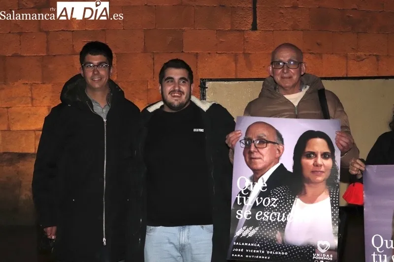 Inicio de campaña de Unidas Podemos en Salamanca. Fotos:  Guillermo García