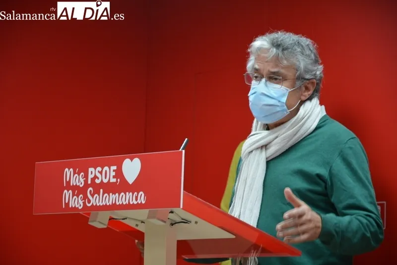 Virginia Barcones ha participado este martes en un encuentro con alcaldes socialistas en Salamanca