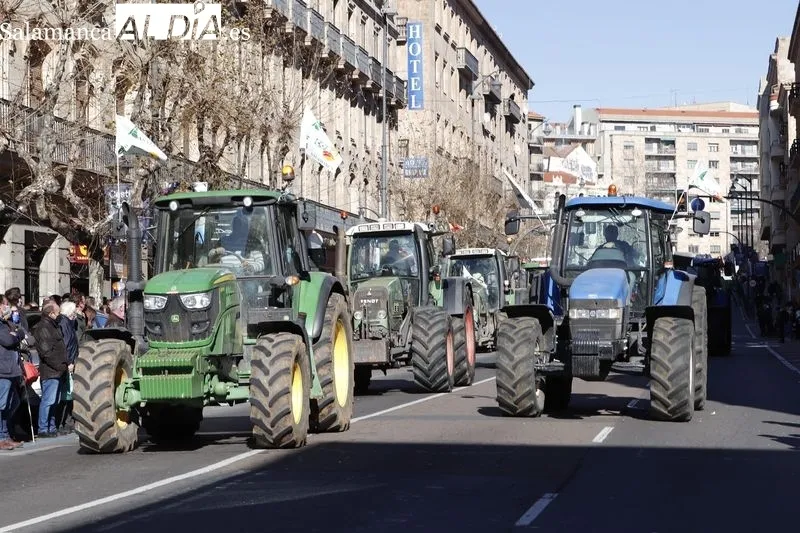 Foto 13 - Las fotos de la tractorada en Salamanca