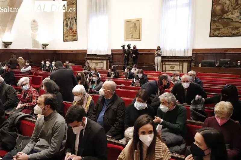 Acto de la Universidad de Salamanca en el Paraninfo, con motivo de la fiesta de Santo Tomás de Aquino. Foto de Guillermo García