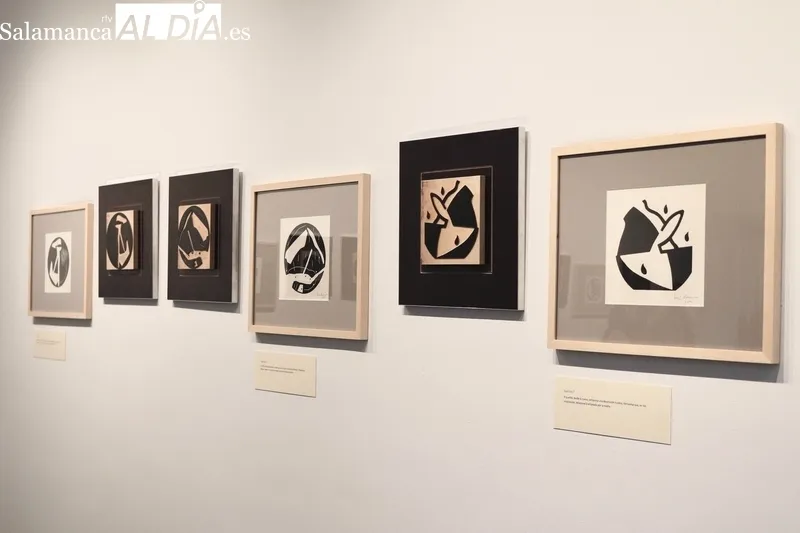 Inauguración de la exposición 'Las Ratas (Miguel Delibes). Xilografías de José Noriega', en Santa Marta. Fotos: Guillermo García