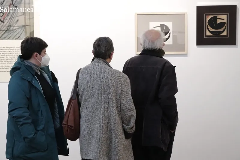 Inauguración de la exposición 'Las Ratas (Miguel Delibes). Xilografías de José Noriega', en Santa Marta. Fotos: Guillermo García
