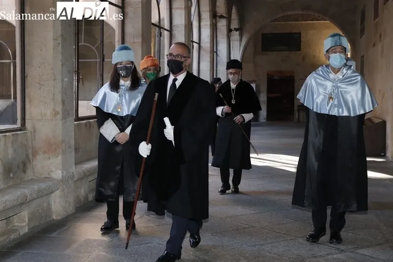 Acto de la Universidad de Salamanca en el Paraninfo, con motivo de la fiesta de Santo Tomás de Aquino. Foto de Guillermo García