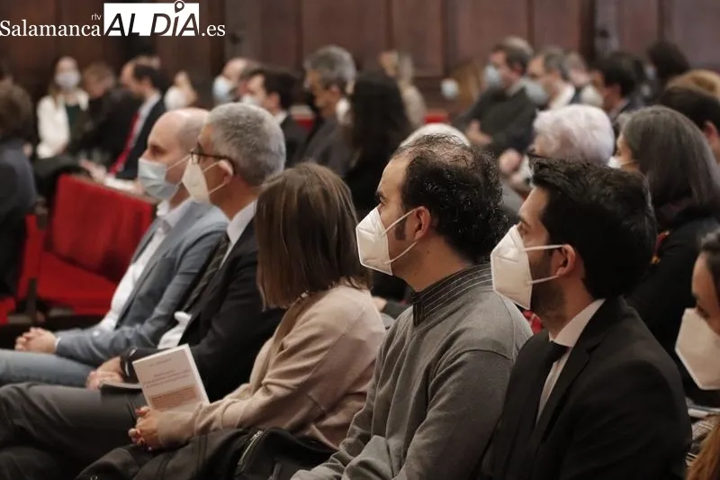 Acto de la Universidad de Salamanca en el Paraninfo, con motivo de la fiesta de Santo Tomás de Aquino. Foto de Guillermo García