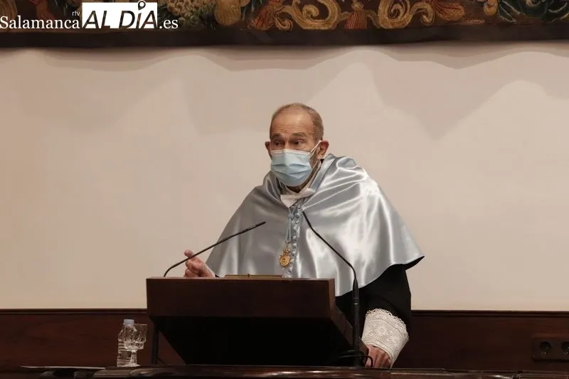 Acto de la Universidad de Salamanca en el Paraninfo, con motivo de la fiesta de Santo Tomás de Aquino. Foto de Guillermo García