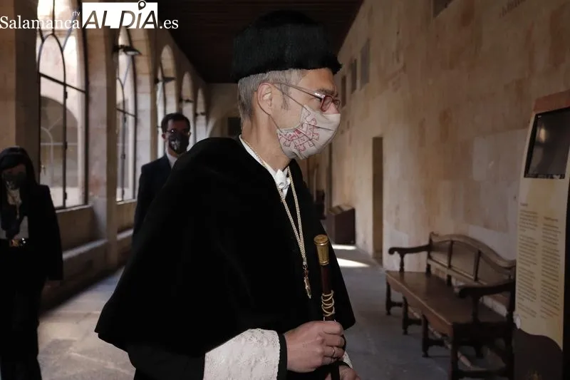 Acto de la Universidad de Salamanca en el Paraninfo, con motivo de la fiesta de Santo Tomás de Aquino. Foto de Guillermo García