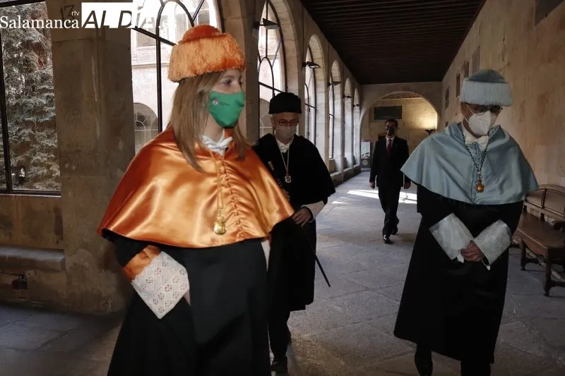 Acto de la Universidad de Salamanca en el Paraninfo, con motivo de la fiesta de Santo Tomás de Aquino. Foto de Guillermo García